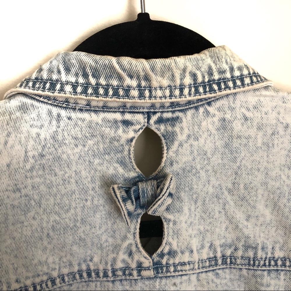Vintage Disney Mickey Minnie custom jean jacket - Picture 4 of 8